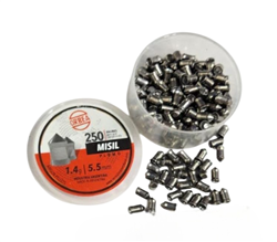 BALIN MISIL 5.5 EMBASE PLASTICO POR 250U - PLOMO