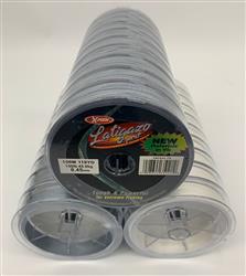 MULTIFILAMENTO X-FISH LATIGAZO 4X 100MTS 0,45mm EN BLANCO Y GRIS