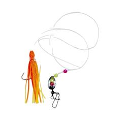 SEÑUELO PULPO ARMADO NARANJA